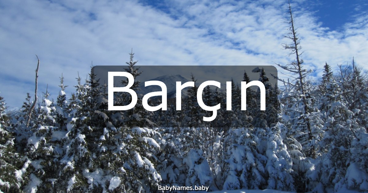 Barçın
