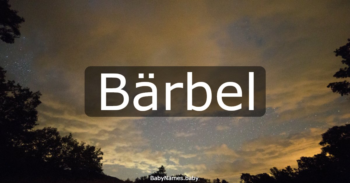 Bärbel