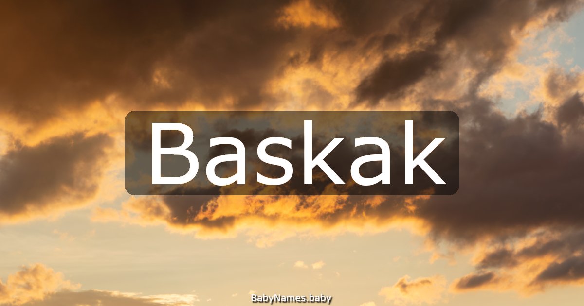 Baskak