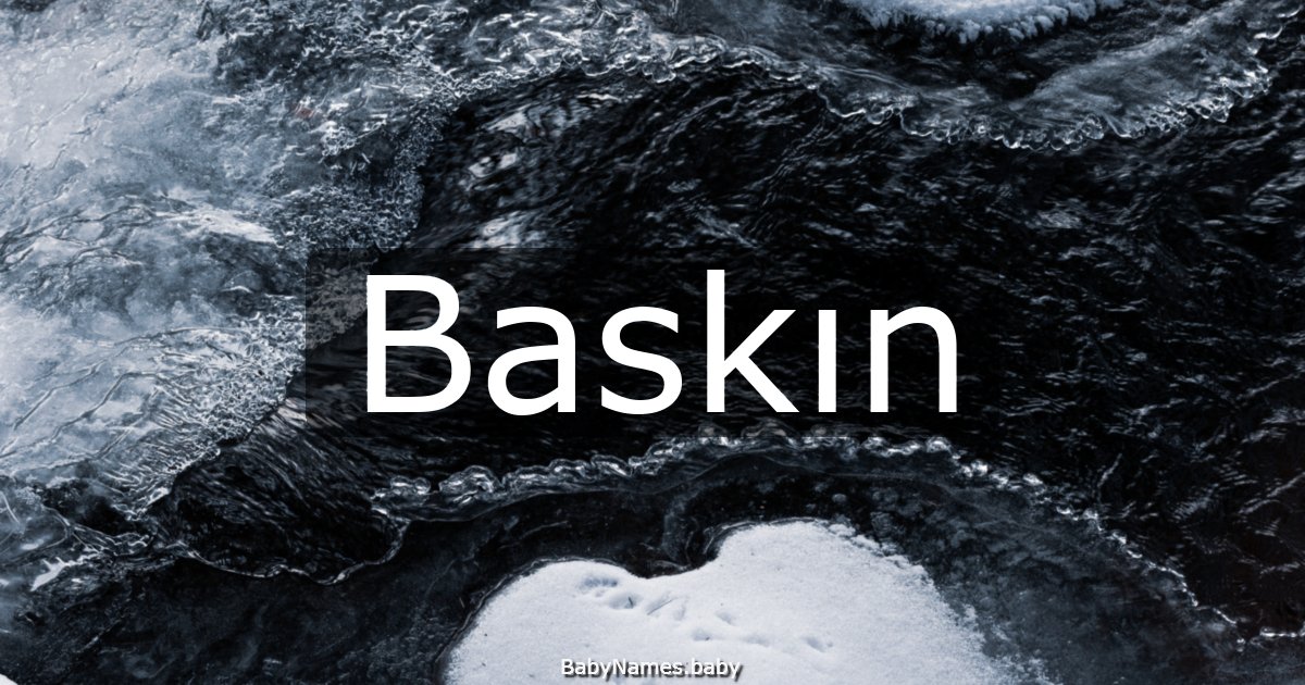 Baskın