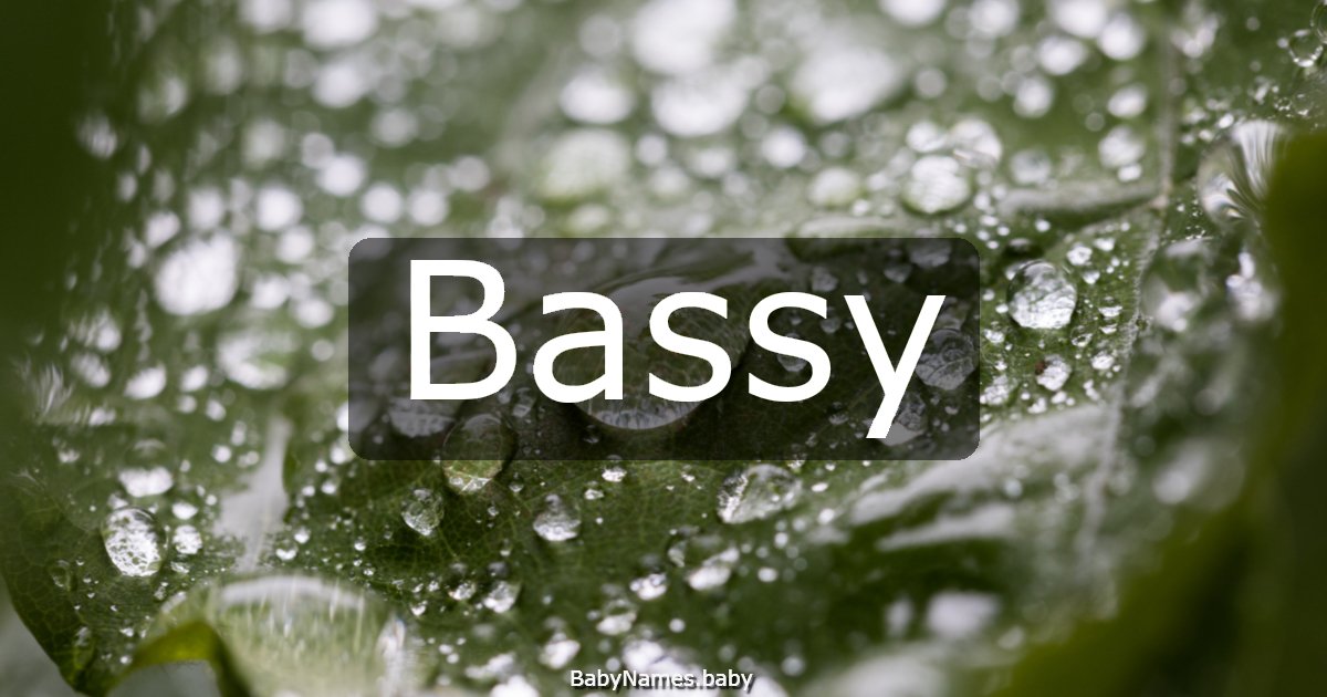 Bassy