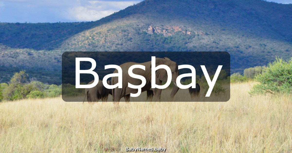 Başbay