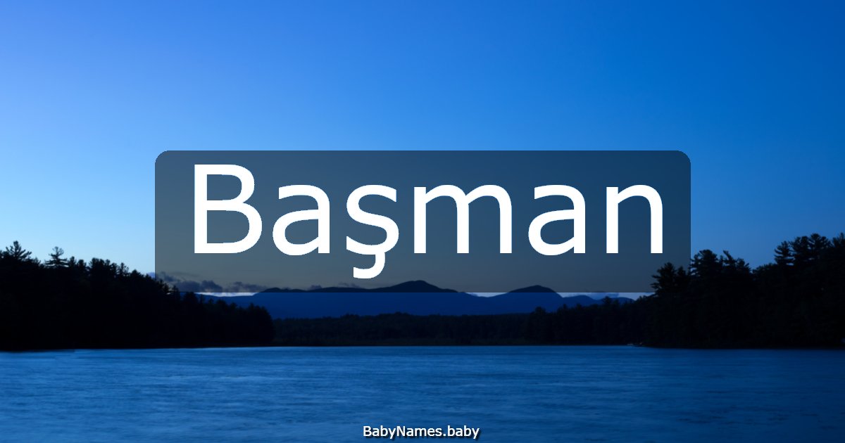 Başman