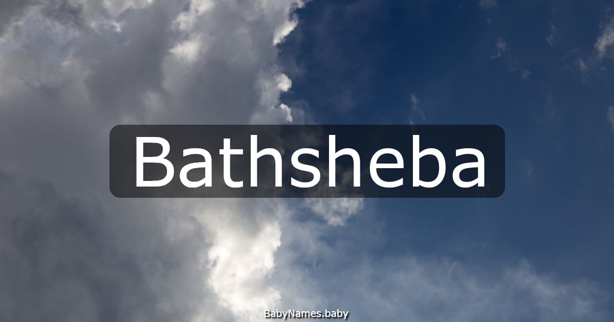 Bathsheba