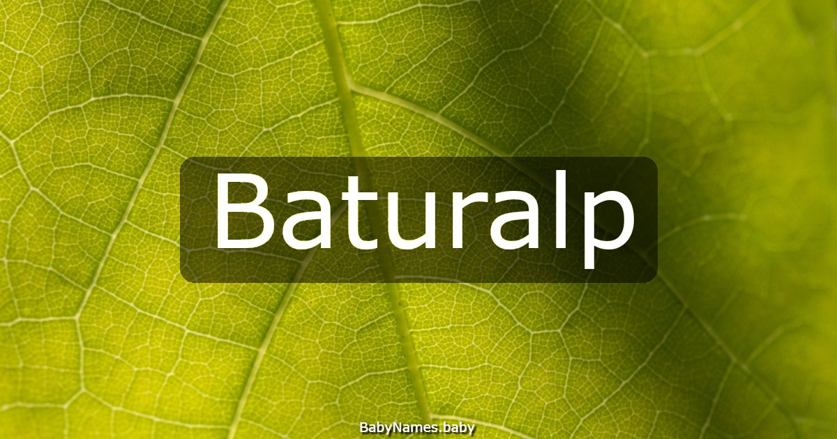 Baturalp