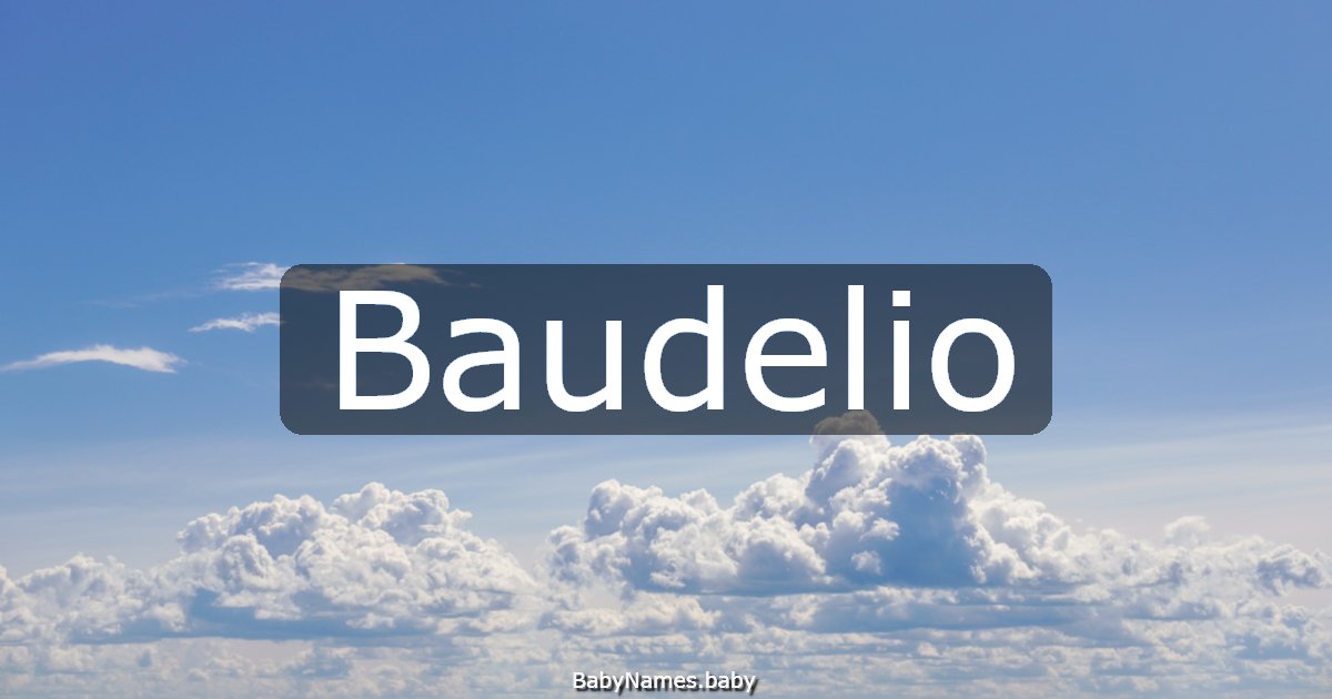 Baudelio