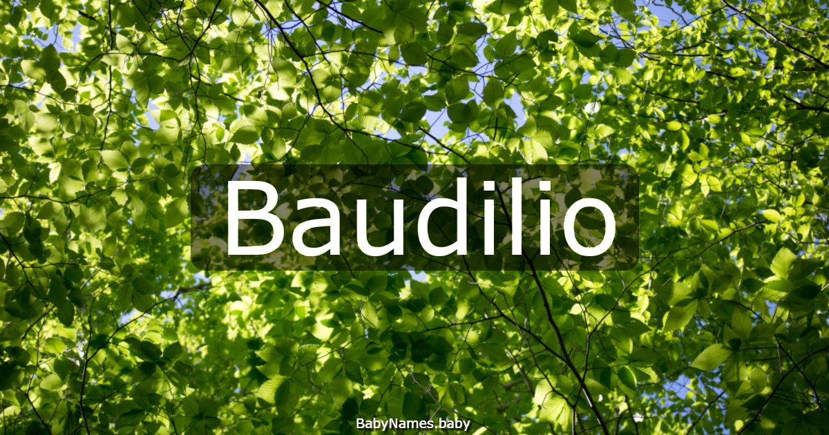 Baudilio