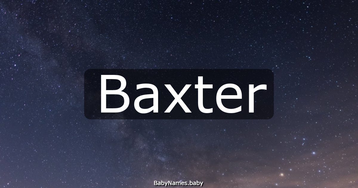 Baxter