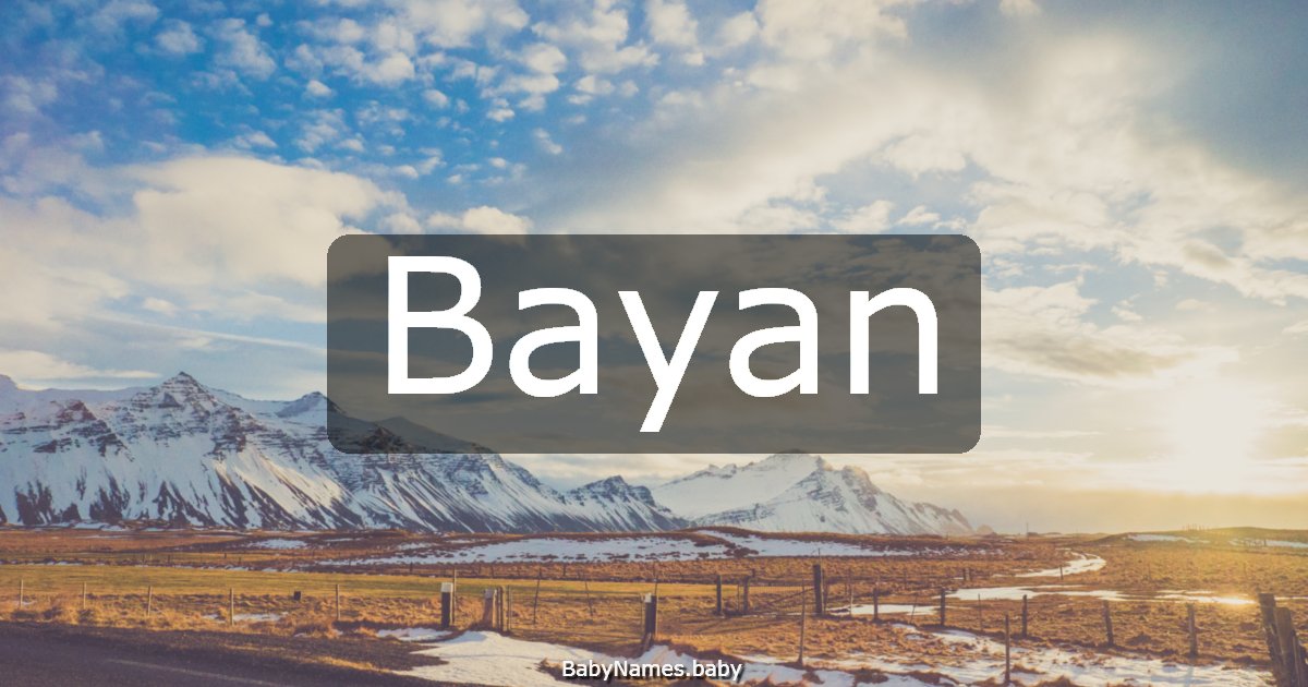 Bayan