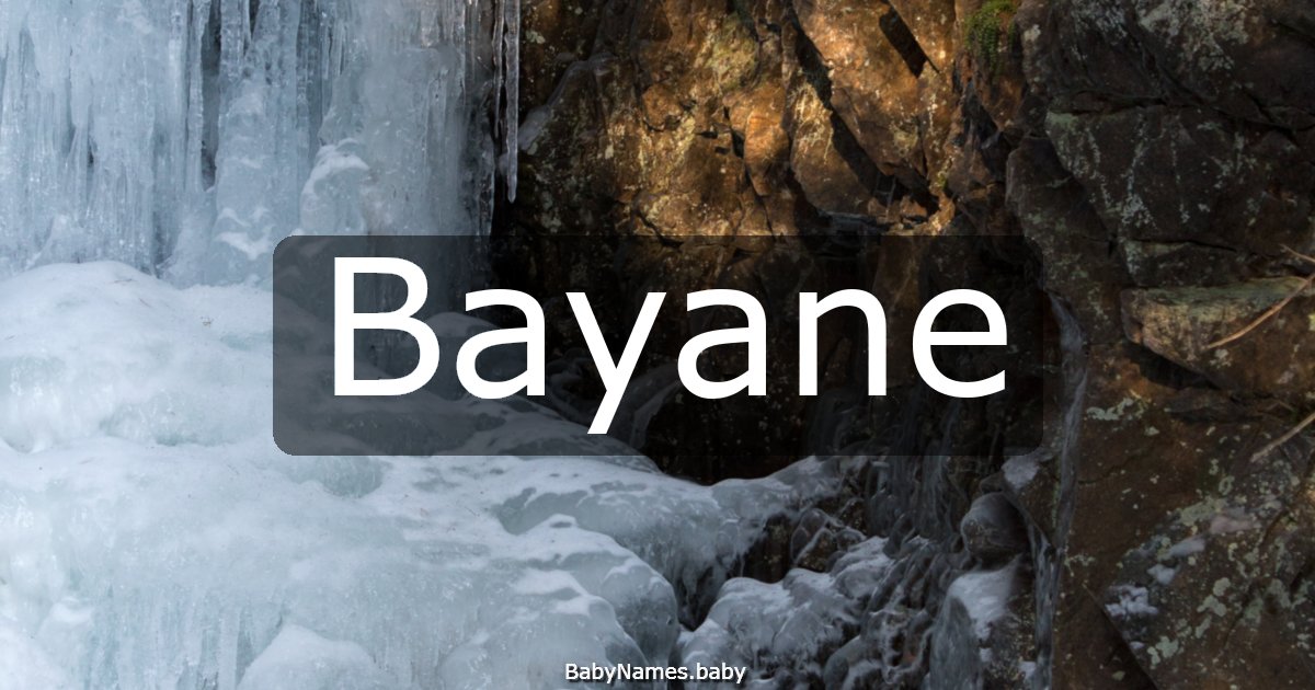 Bayane