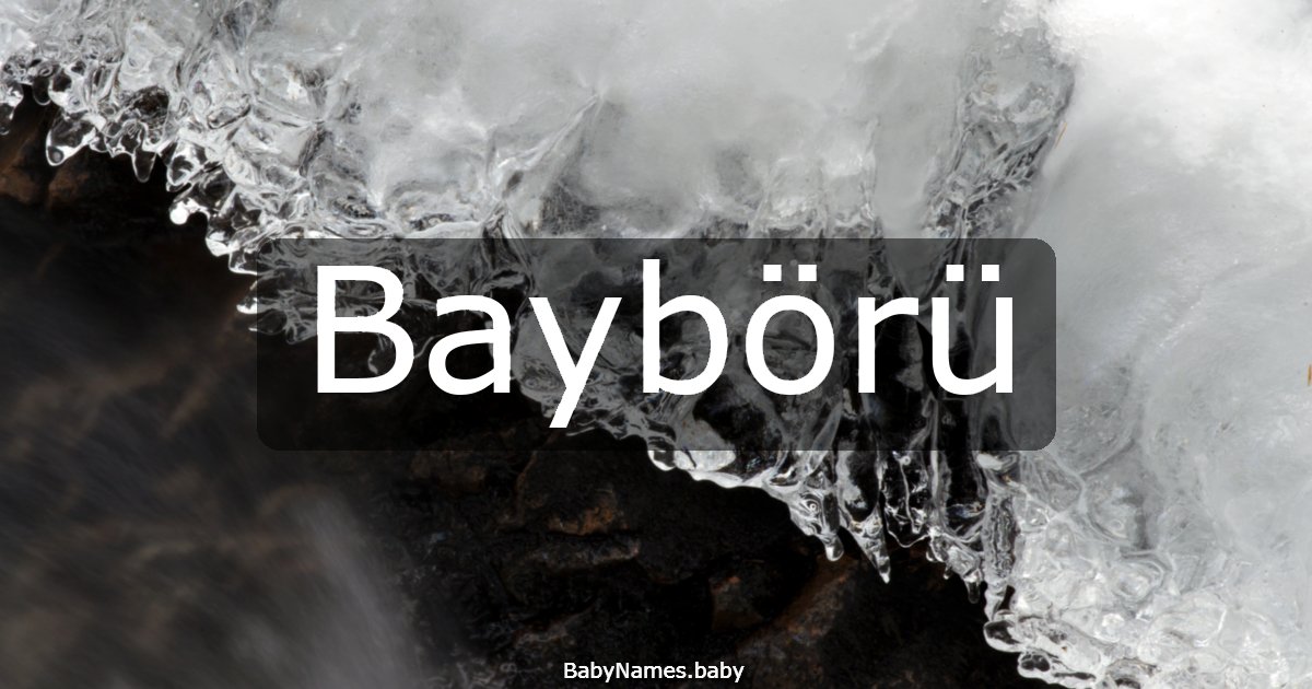 Baybörü