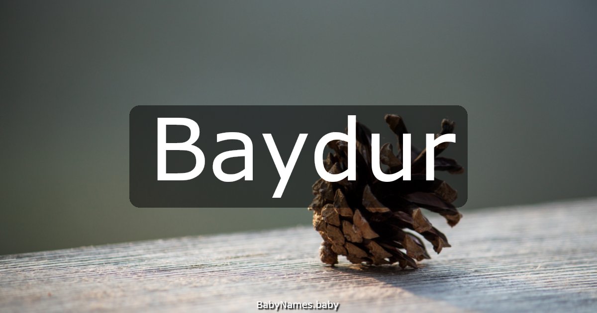 Baydur