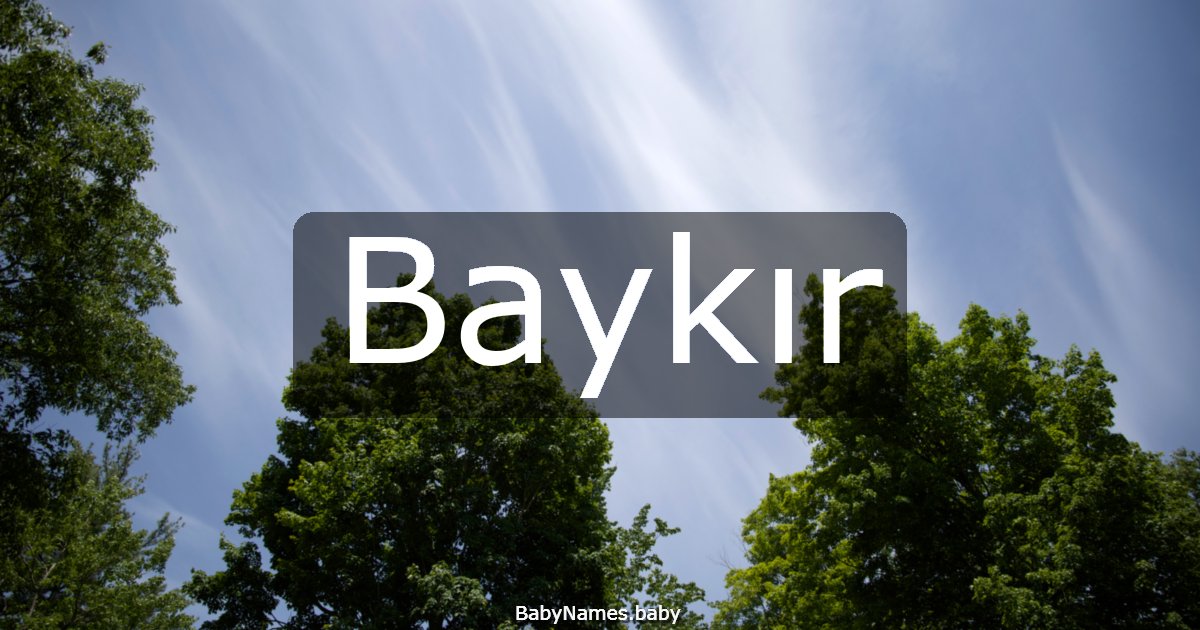 Baykır