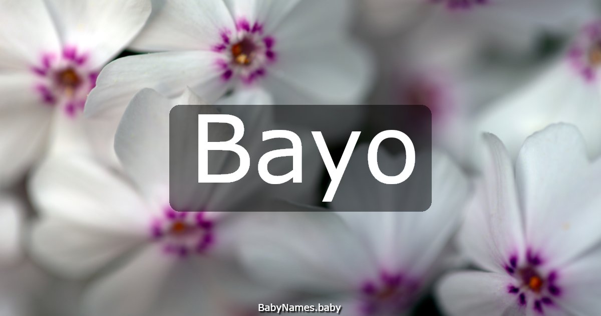 Bayo