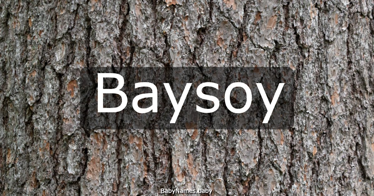 Baysoy
