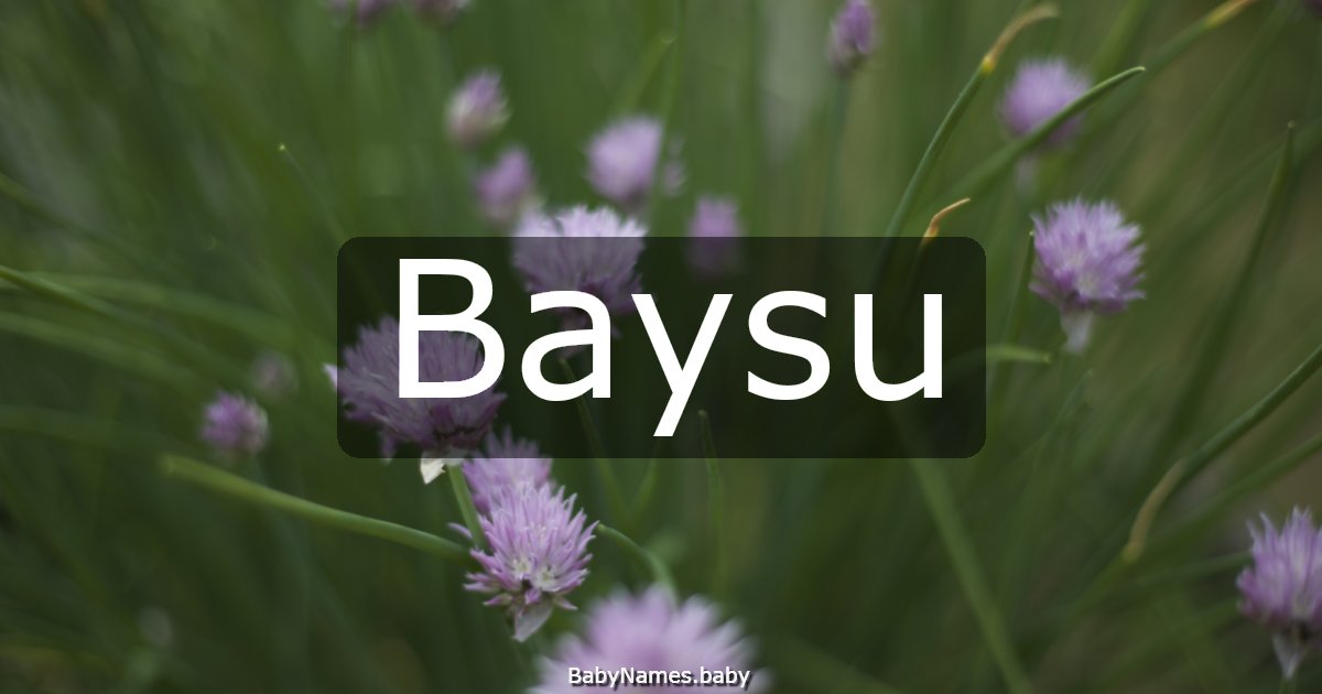 Baysu