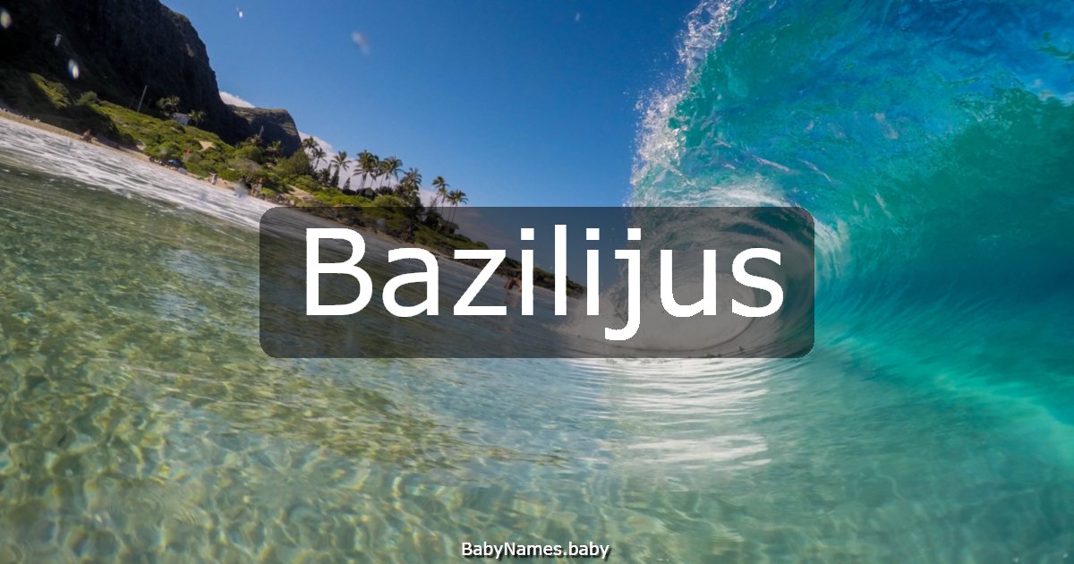 Bazilijus