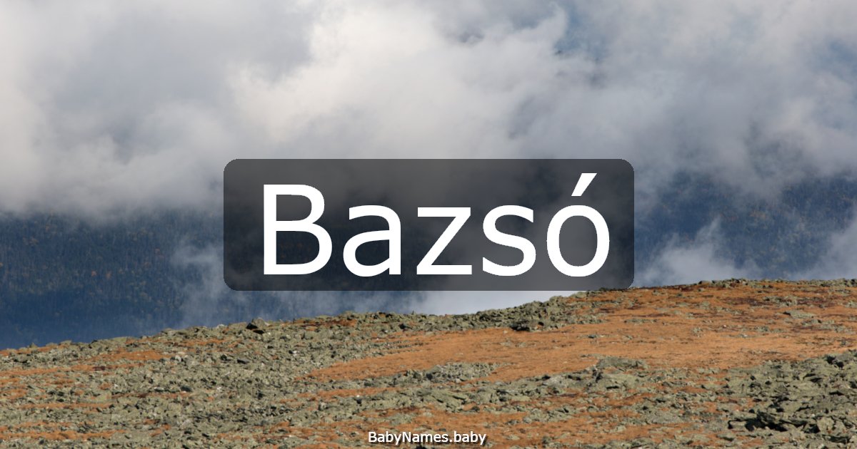 Bazsó