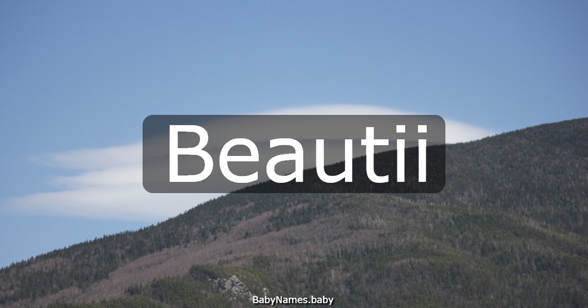 Beautii