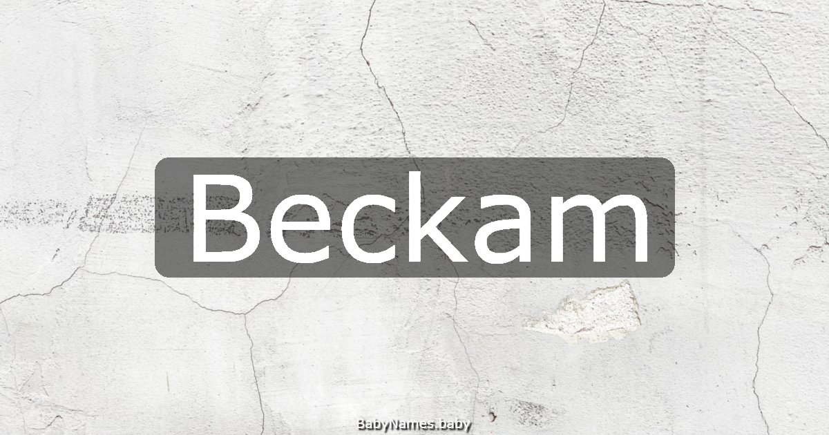 Beckam