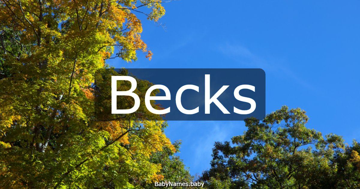 Becks