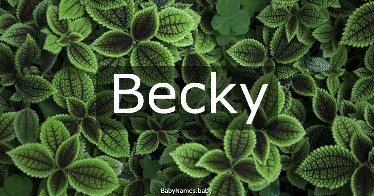Becky