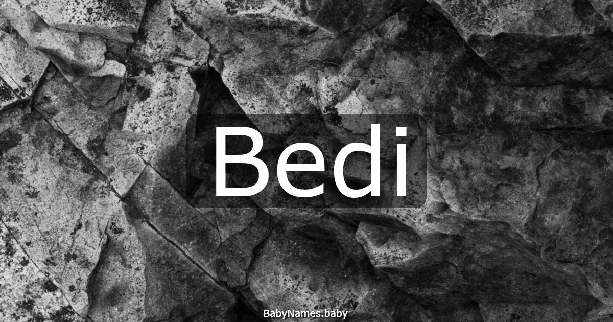 Bedi