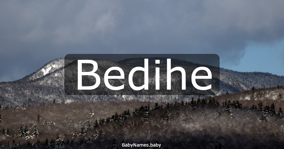 Bedihe