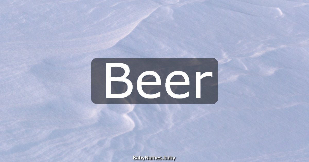 Beer