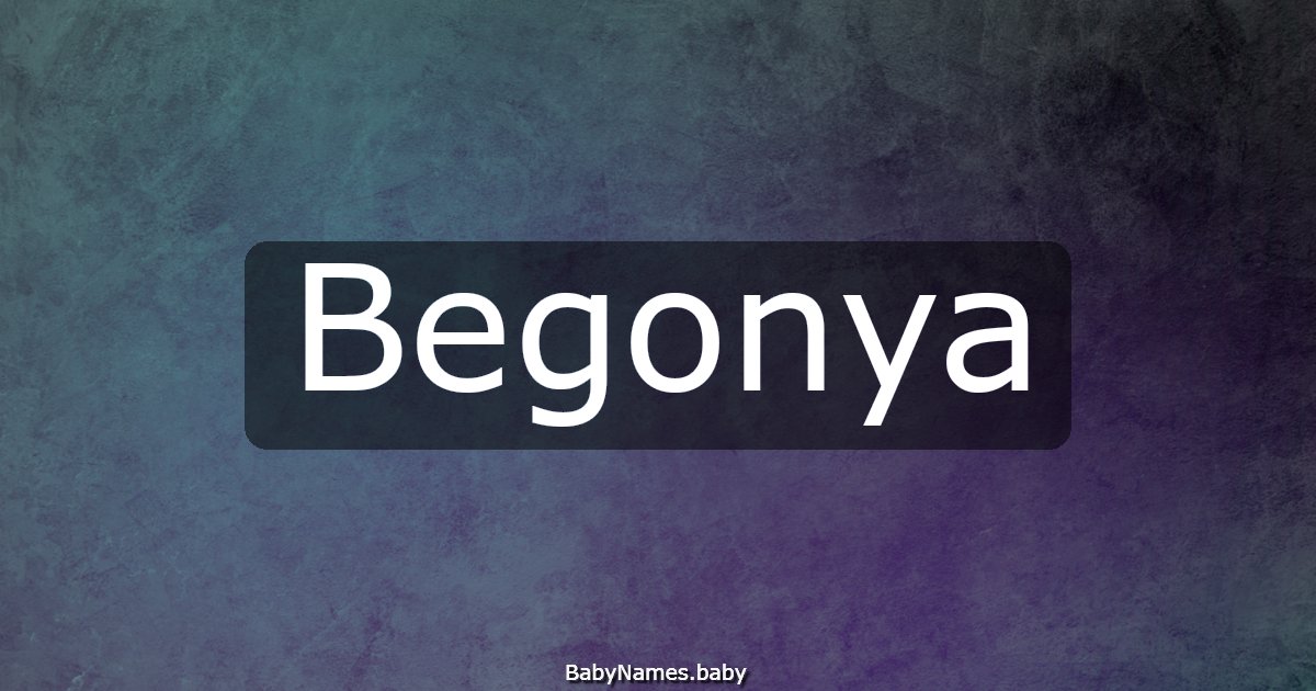 Begonya