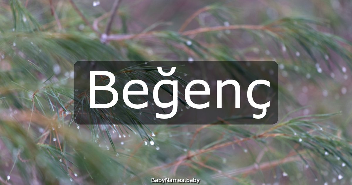 Beğenç