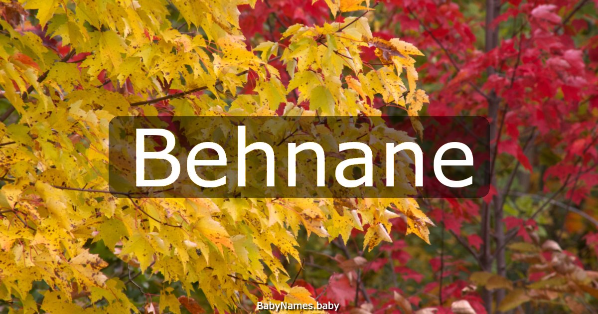 Behnane