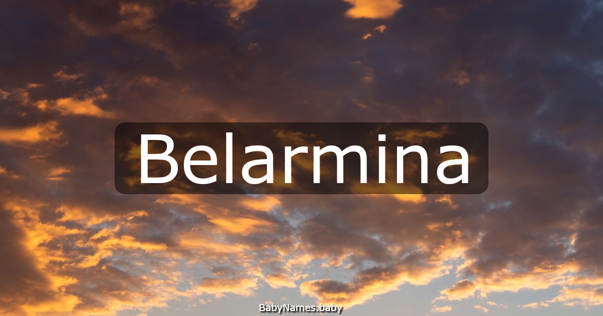 Belarmina