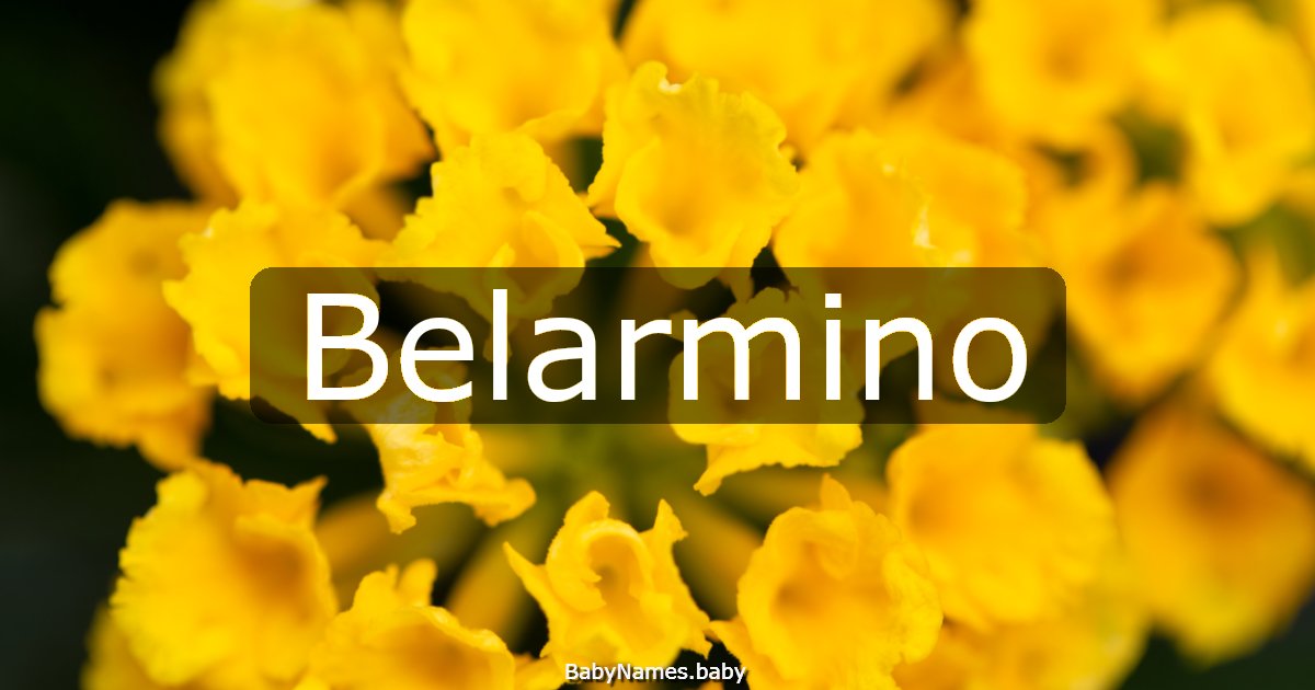 Belarmino