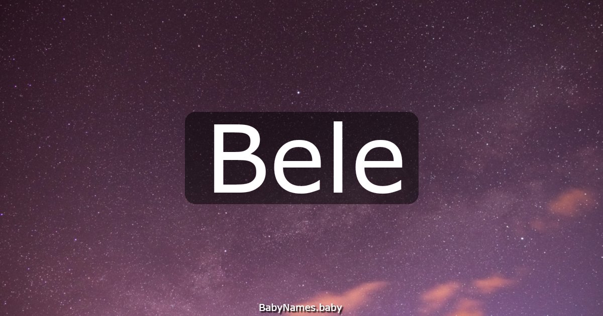 Bele