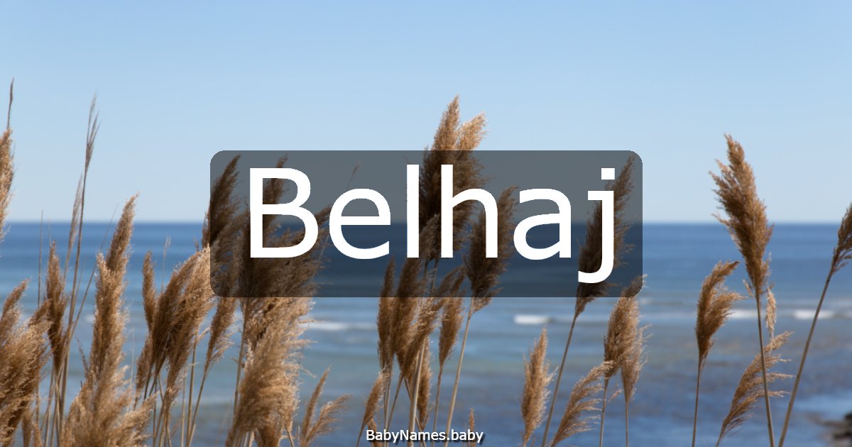 Belhaj