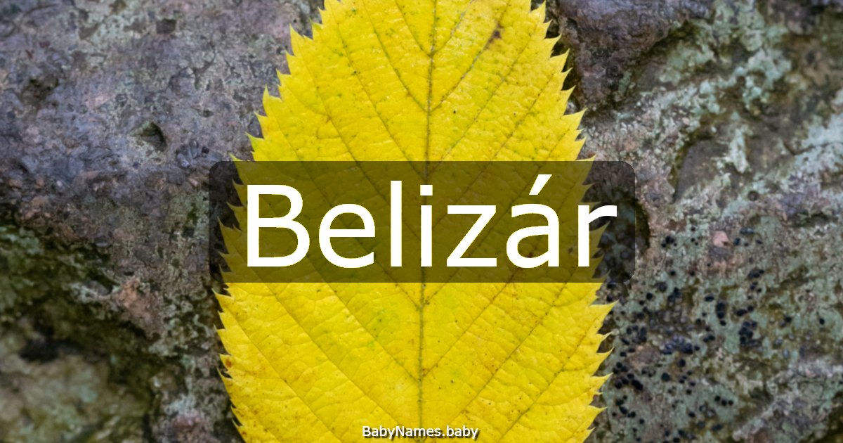 Belizár