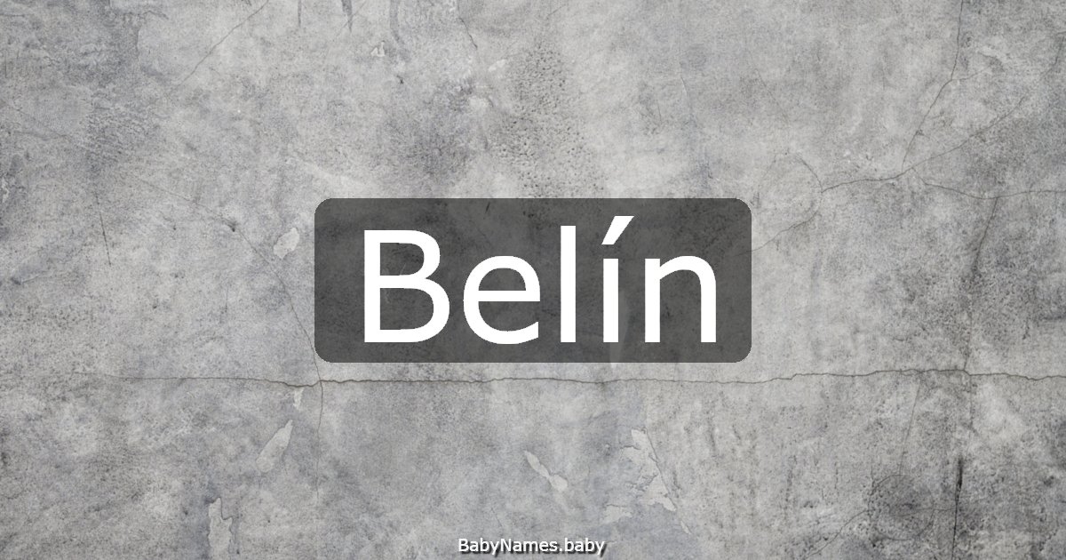 Belín