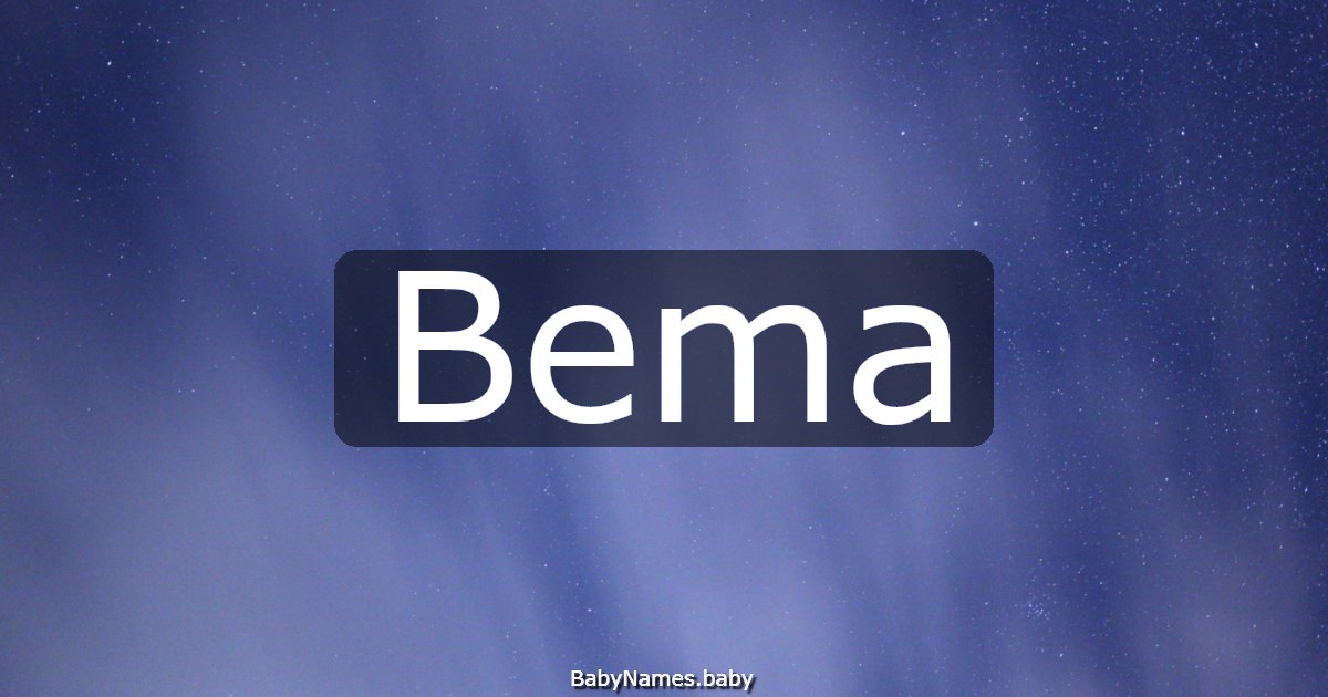 Bema