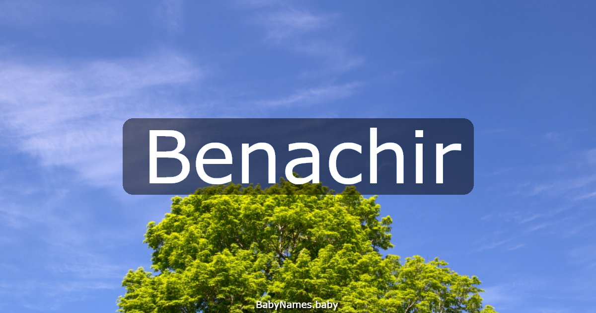Benachir