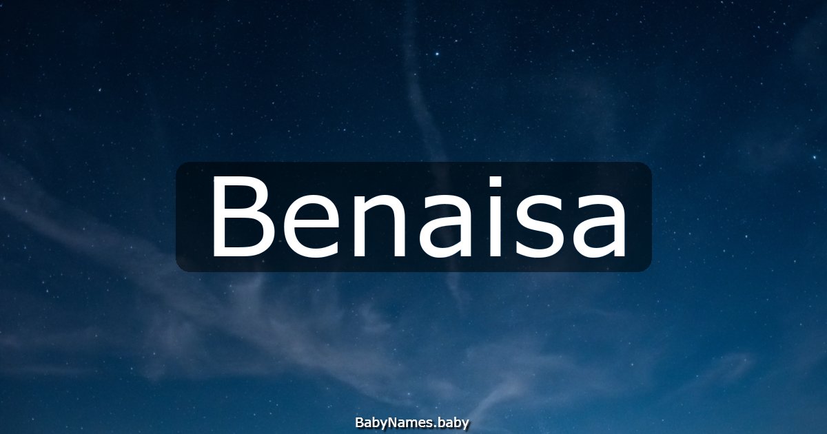 Benaisa