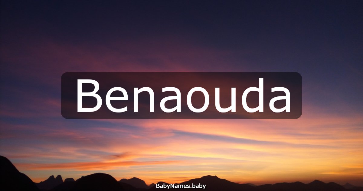 Benaouda