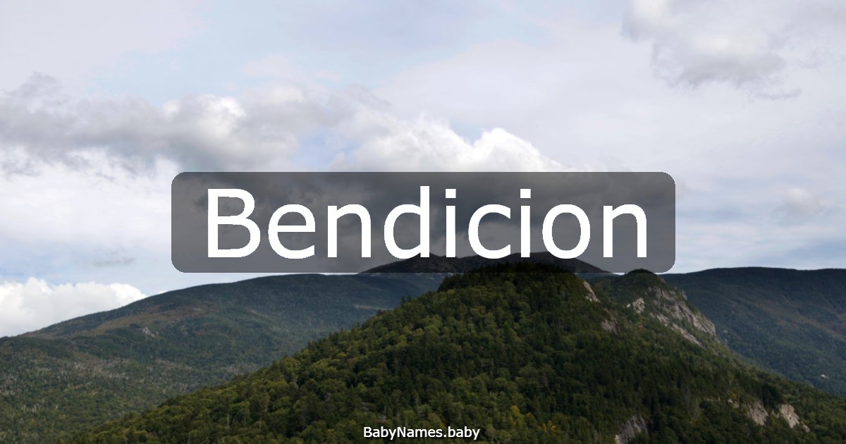 Bendicion