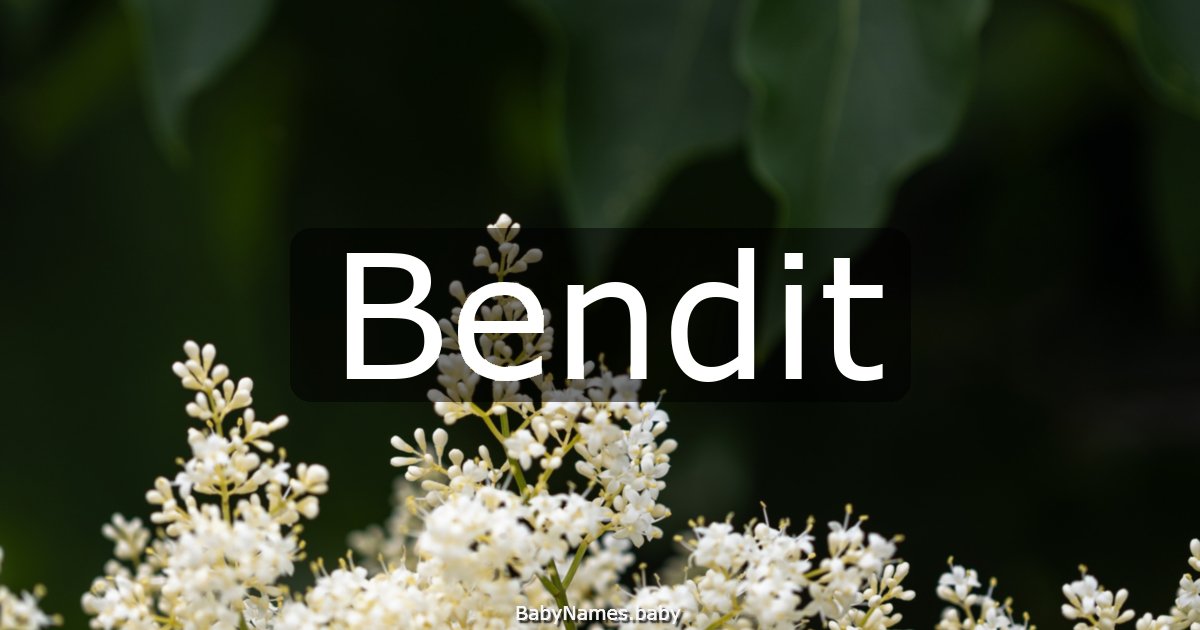 Bendit