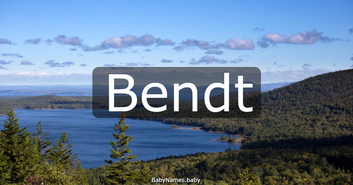Bendt
