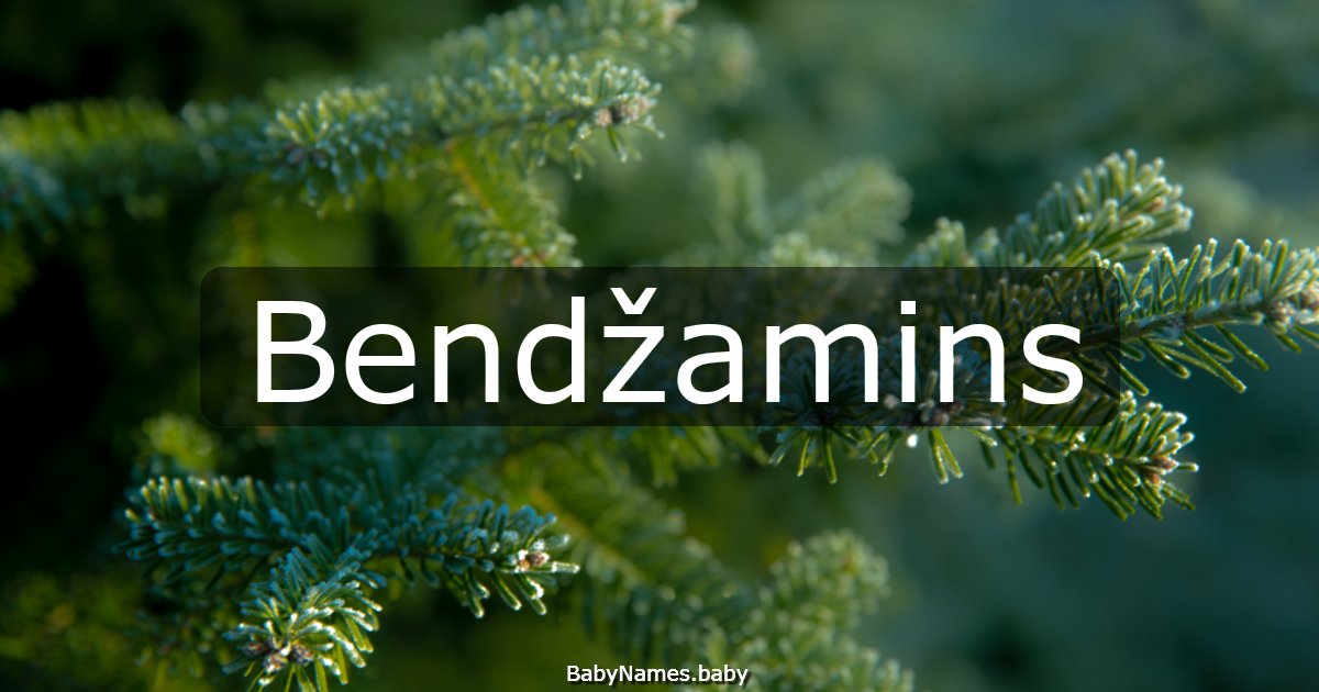 Bendžamins