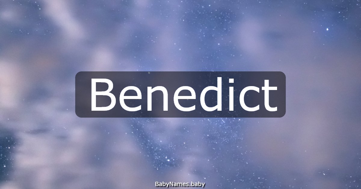 Benedict
