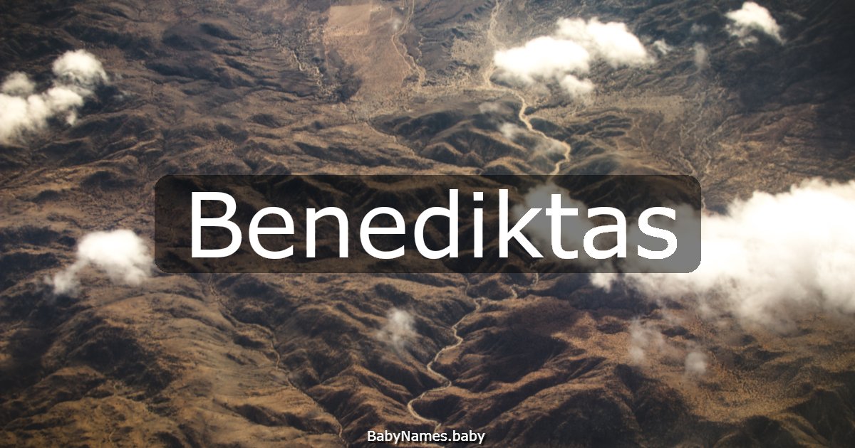 Benediktas