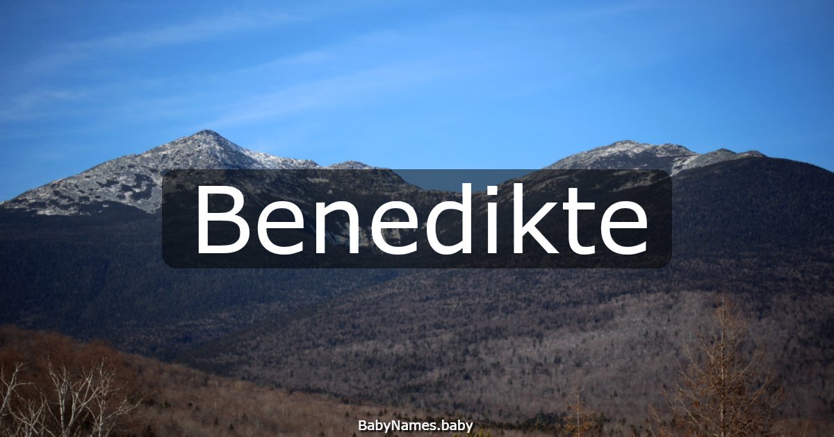 Benedikte
