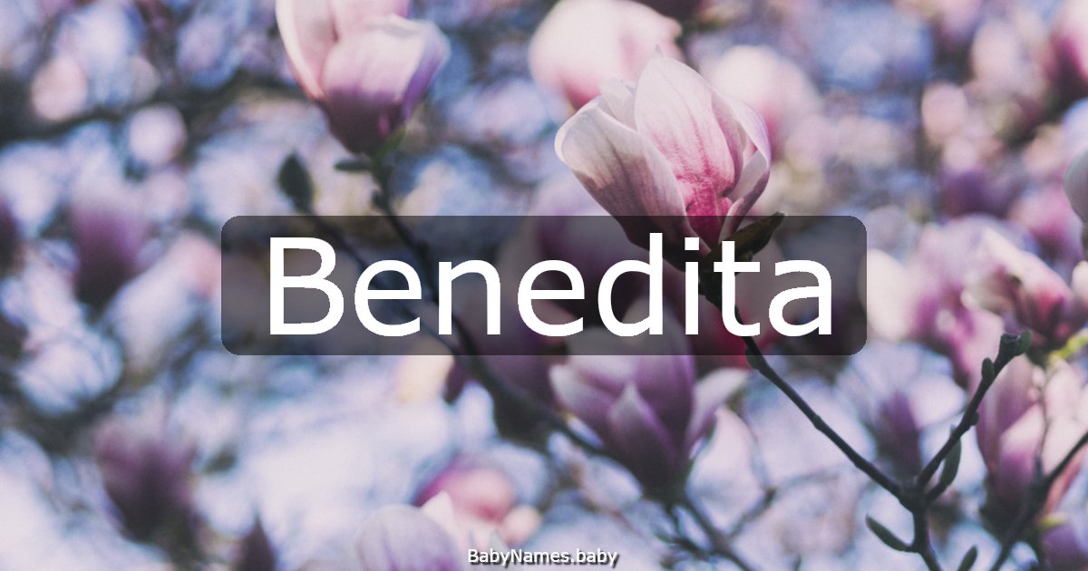 Benedita